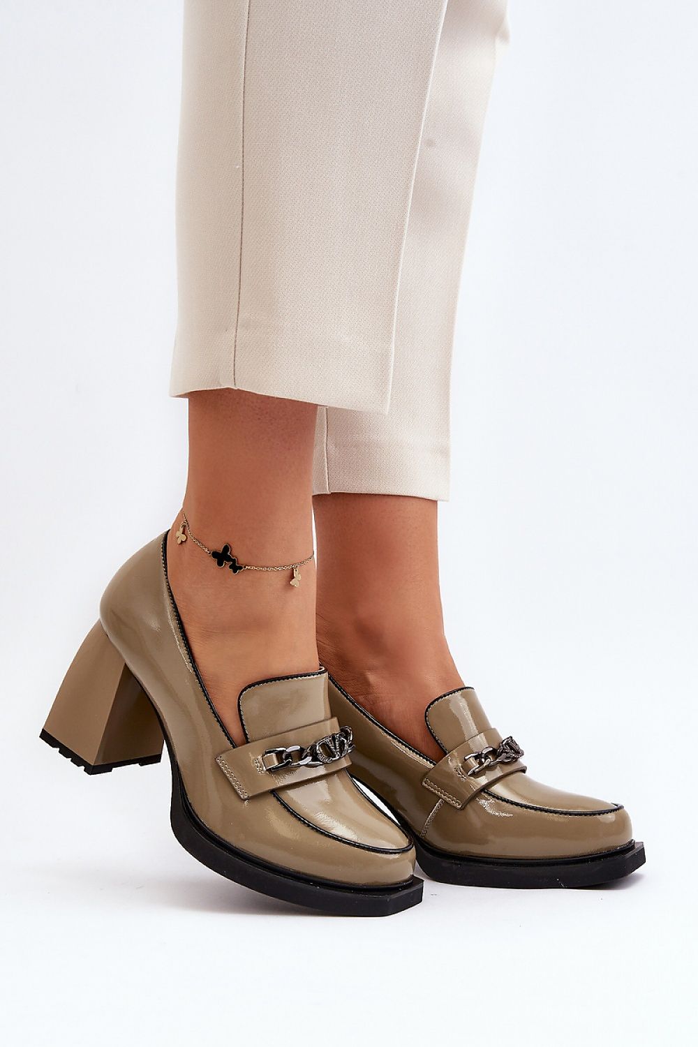 Escarpins talon large model 193347 Step in style