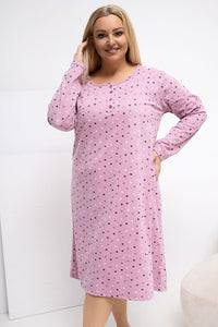 Chemise de nuit Plus Size Forever Pink