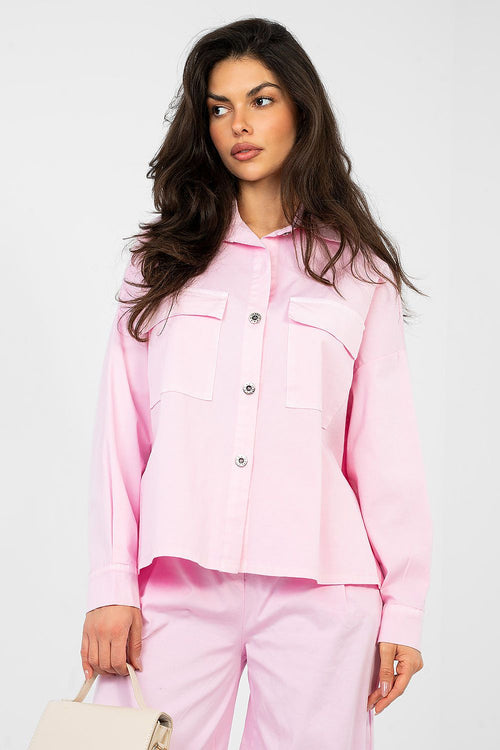Chemise manche longue model 224198 Italy Moda