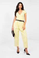 Pantalon en velours côtelé model 224382 Italy Moda