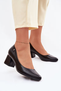 Escarpins talon large Step in style