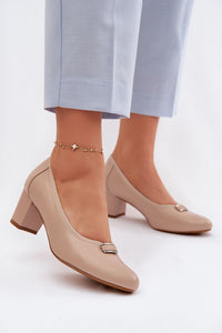 Escarpins talon large Step in style
