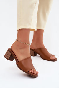Des mules à talons Step in style