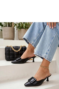 Des mules à talons Solea