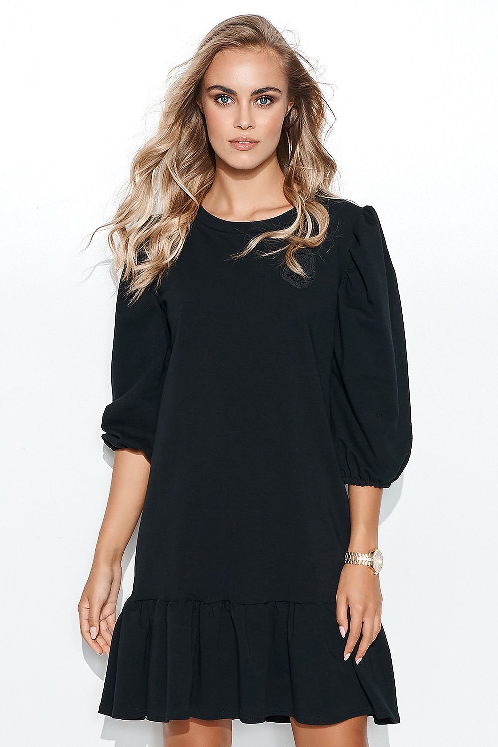 Robe de jour model 162229 Makadamia