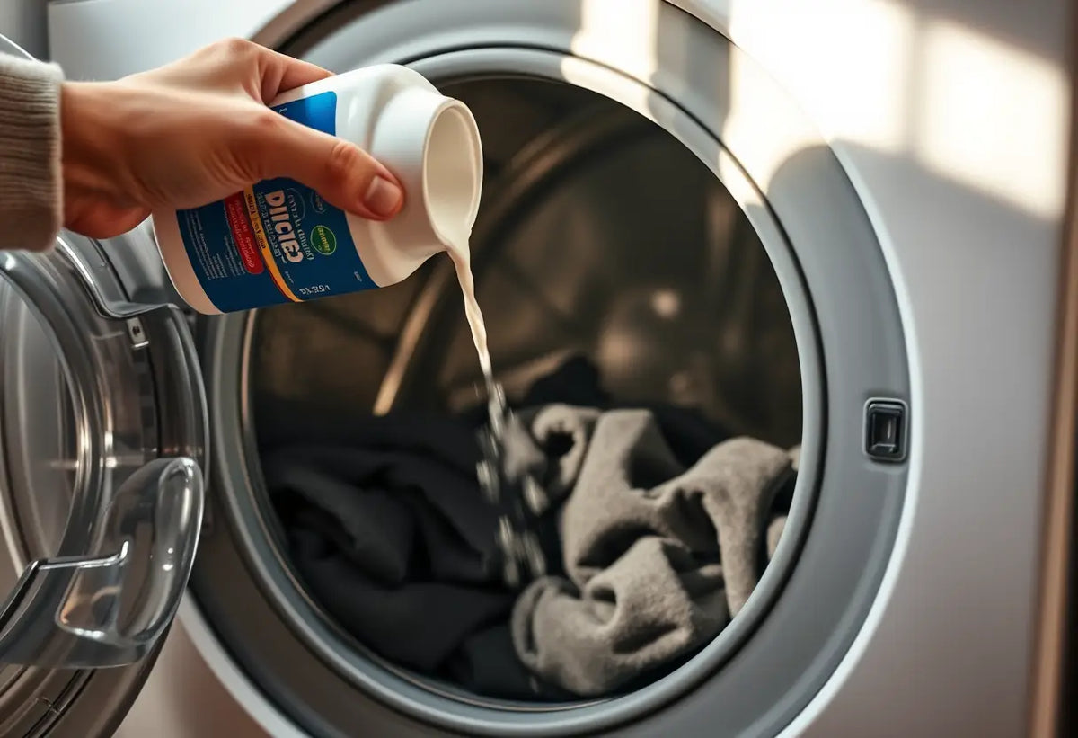 lavage des pantalons noirs