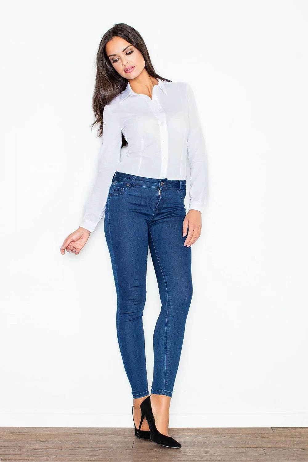 Body Figl coton ajusté chemise élégante confort moderne pour femme active style classique raffiné