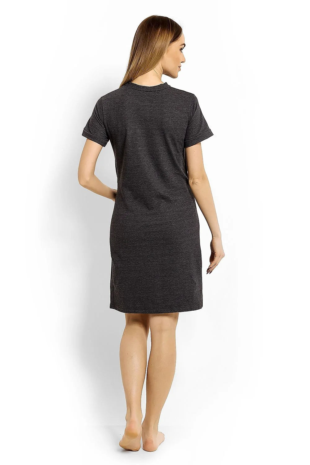 Chemise de nuit coton douce maternité élégante confort pratique pour femmes enceintes jeunes mamans