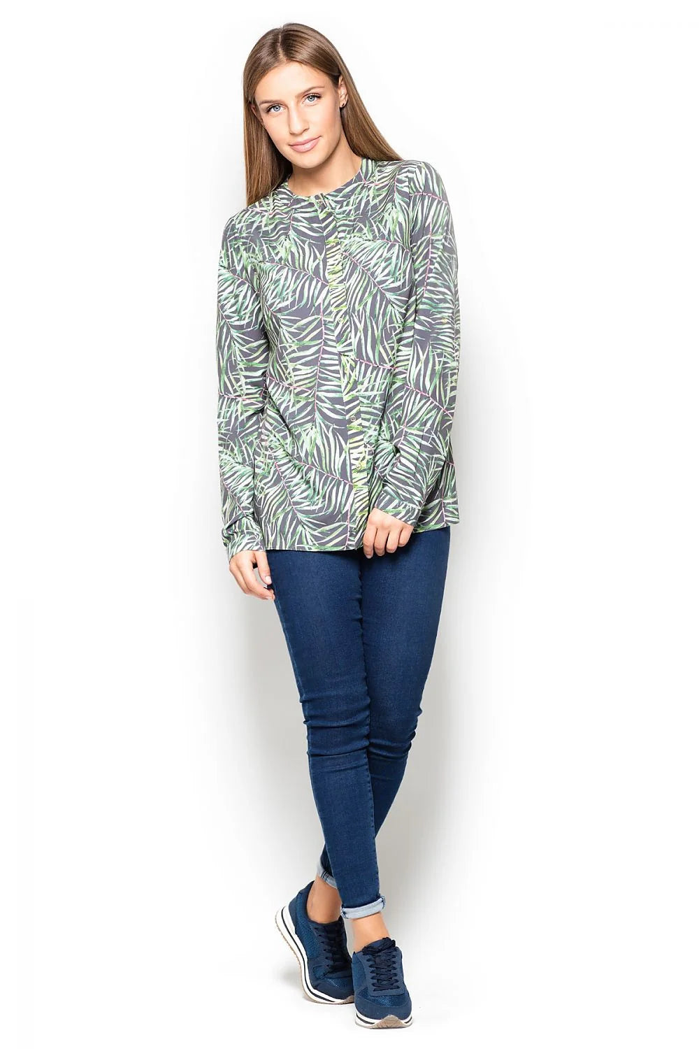 Chemise manche longue Katrus coton élégante et confortable pour femmes modernes style intemporel au quotidien