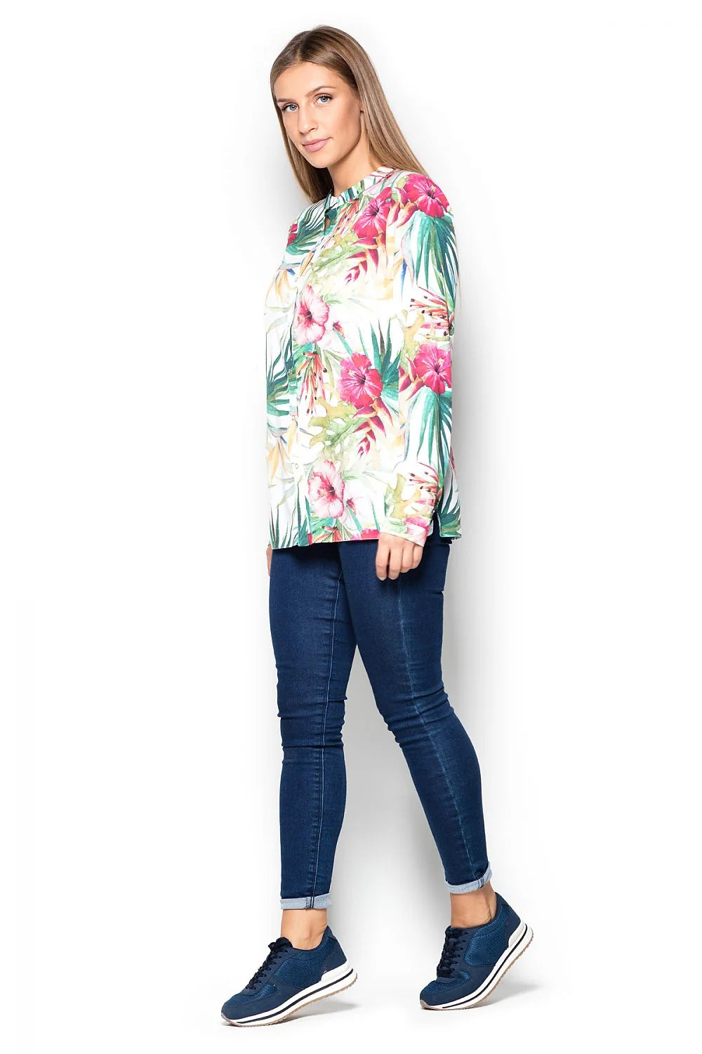 Chemise manche longue Katrus coton élégante et confortable pour femmes modernes style intemporel au quotidien