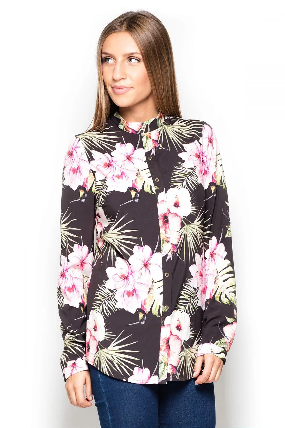 Chemise manche longue Katrus coton élégante et confortable pour femmes modernes style intemporel au quotidien