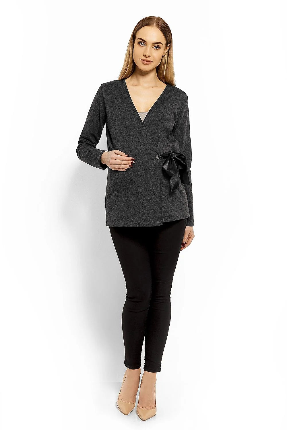 Chemisier coton moderne élégant manches longues imprimé floral décontracté bureau sorties confort quotidien chic
