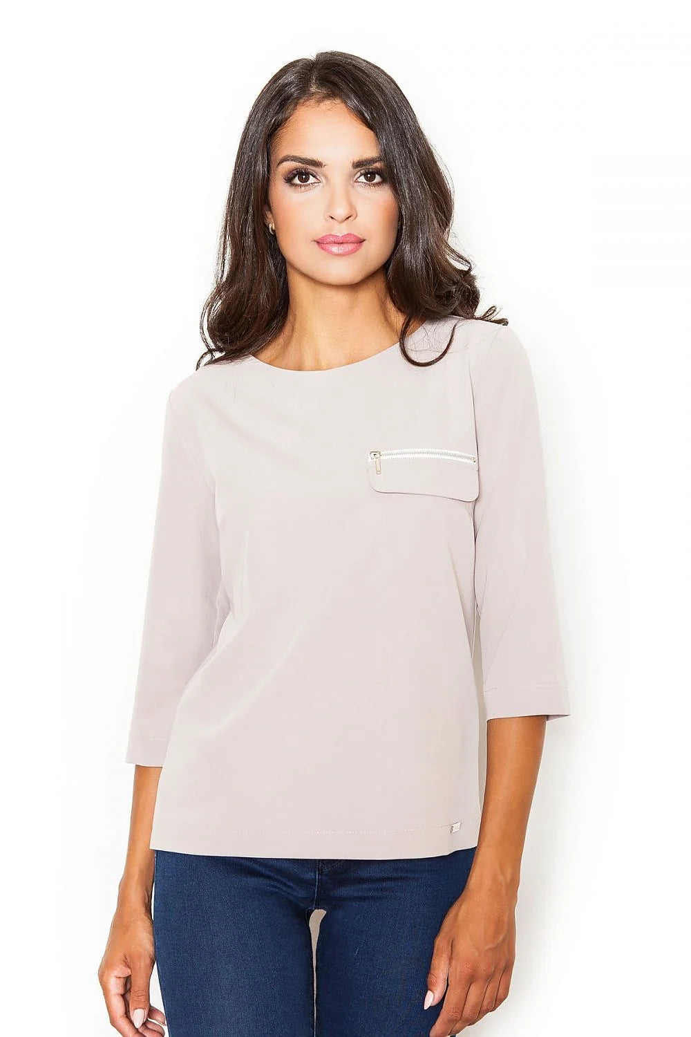 Chemisier élégant en coton Figl style moderne féminin pour bureau et sorties décontractées tendance