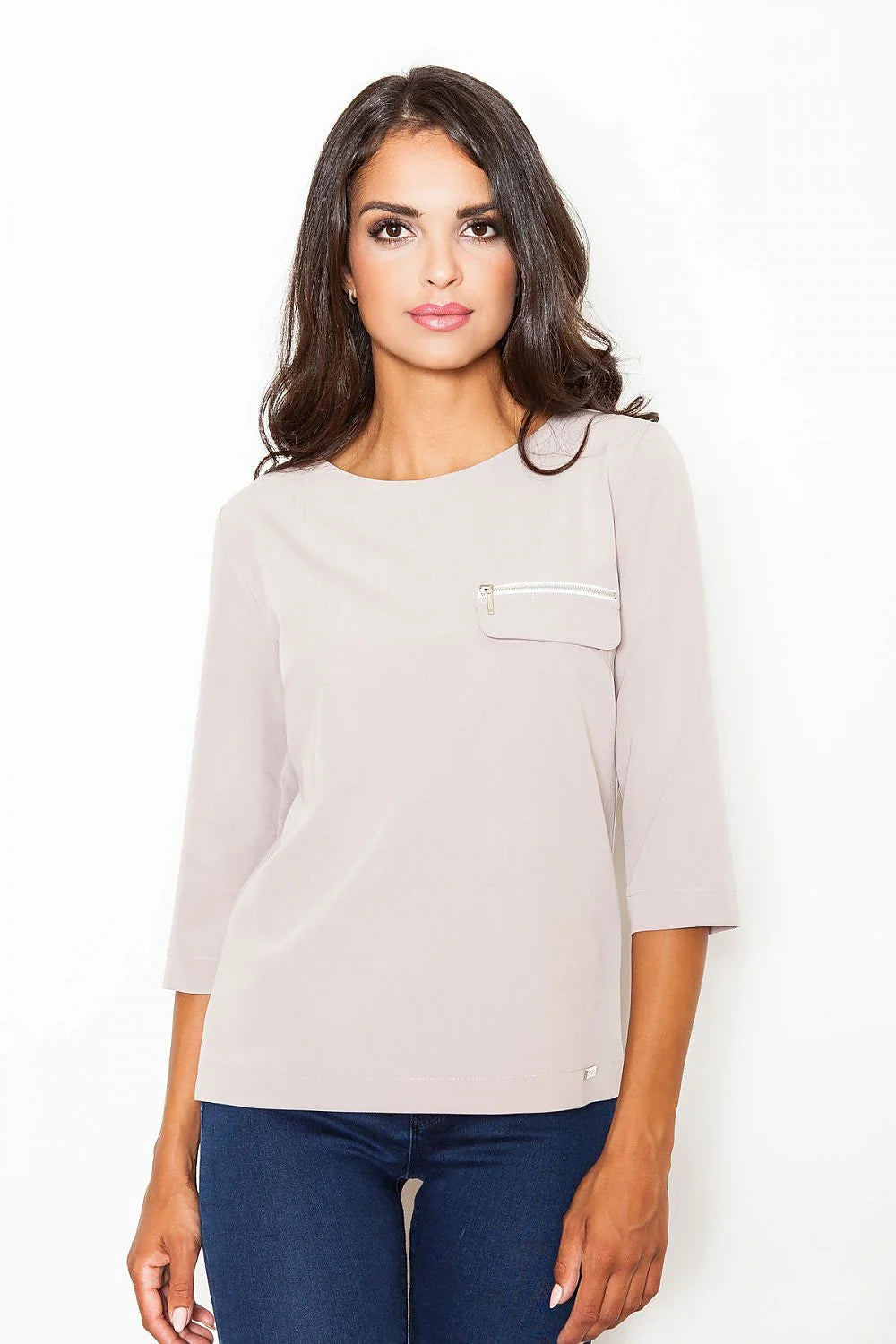 Chemisier élégant en coton Figl style moderne féminin pour bureau et sorties décontractées tendance