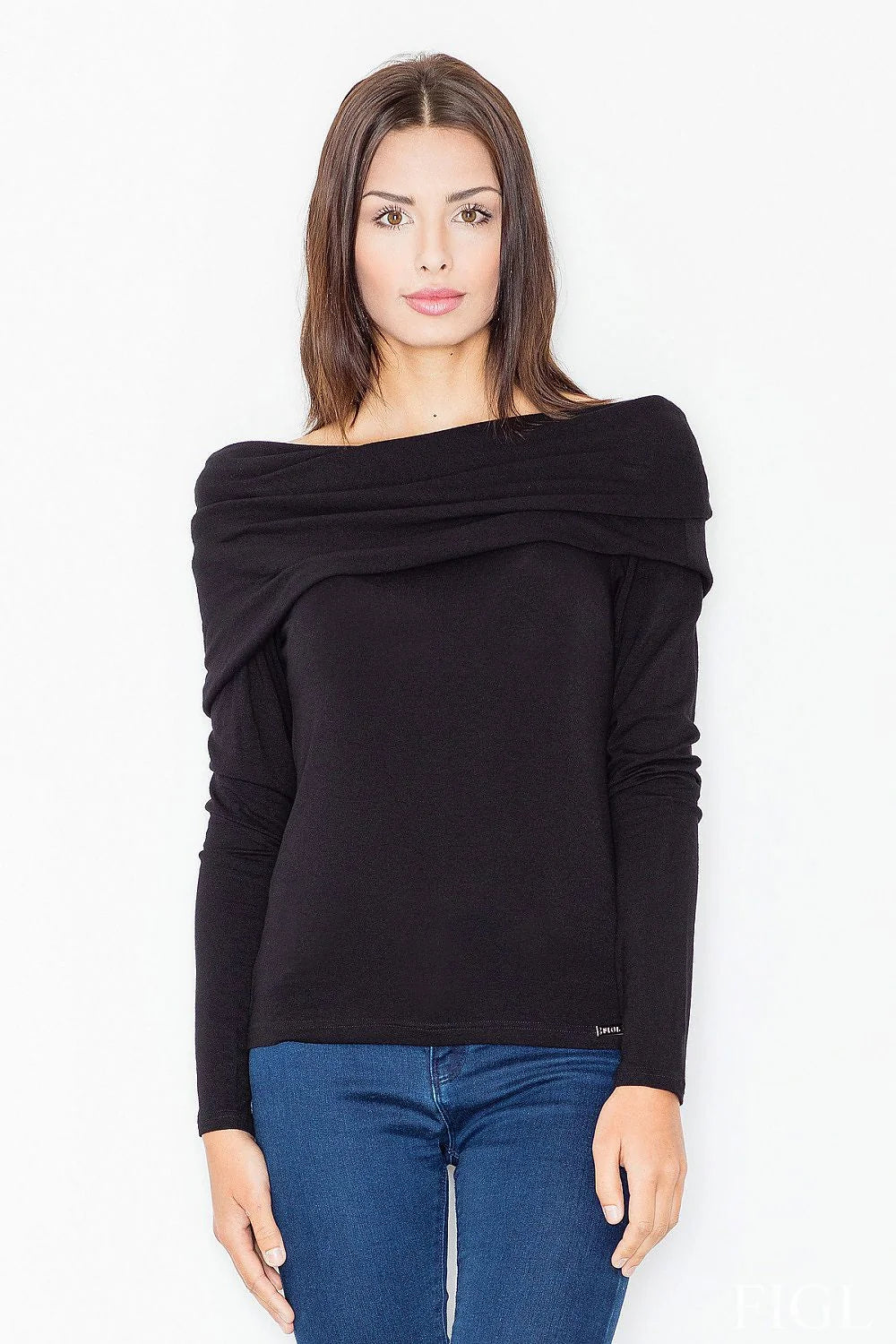 Chemisier en coton moutarde col large ajusté élégant confortable manches longues pour toutes occasions