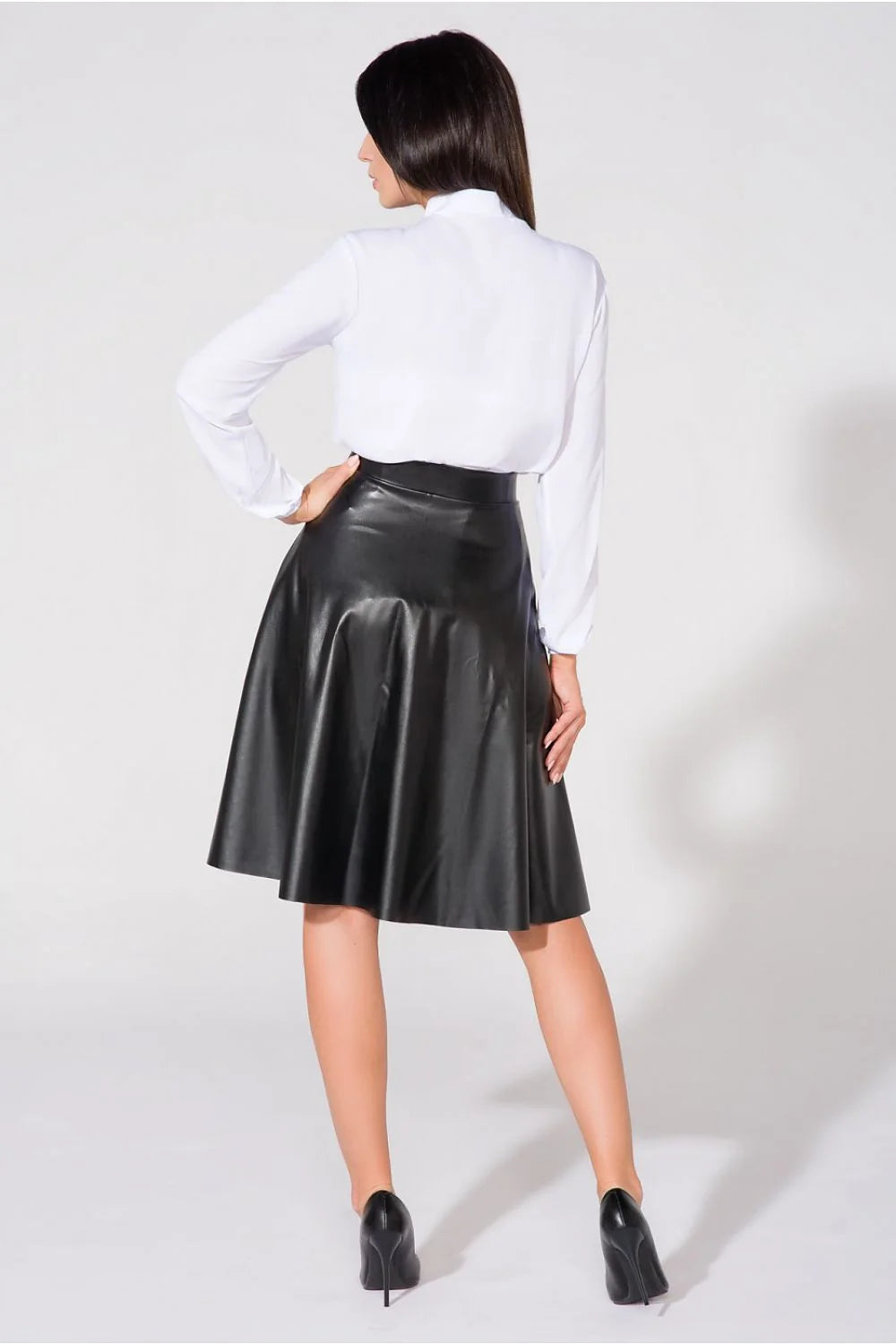 Chemisier en tissu délicat style moderne élégant confortable col montant journées bureau soirées femmes
