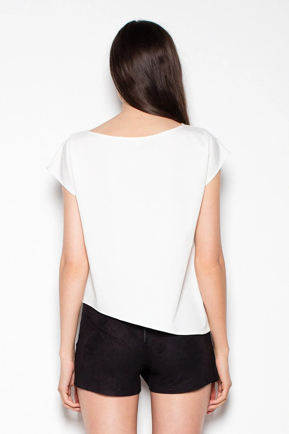 Chemisier Venaton en coton chic asymétrique élégant pour femme moderne bureau et soirées confortables