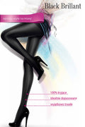 Collants noirs satinés élégants et brillants pour femmes modernes cherchant style et confort durable