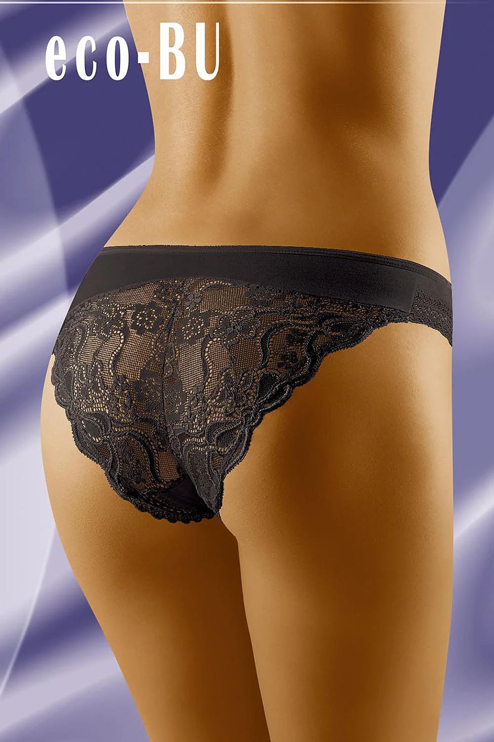 culotte dentelle blanche romantique élégante motifs floraux taille mihaute bikini couvrante arrière dentelée transparente élastique maintien confortable féminin Wolbar