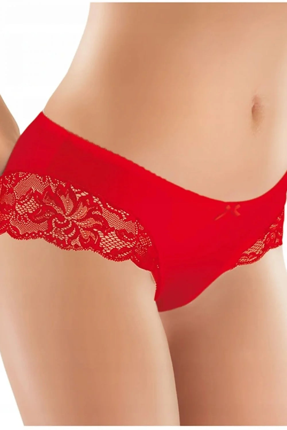 Culotte dentelle florale satinée blanche élégante romantique échancrée transparence partielle pour femme sophistiquée moderne