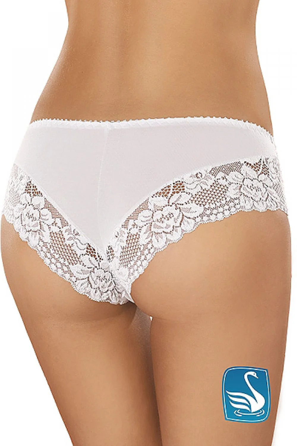 Culotte en dentelle blanche romantique et élégante avec transparence pour occasions spéciales et quotidiens