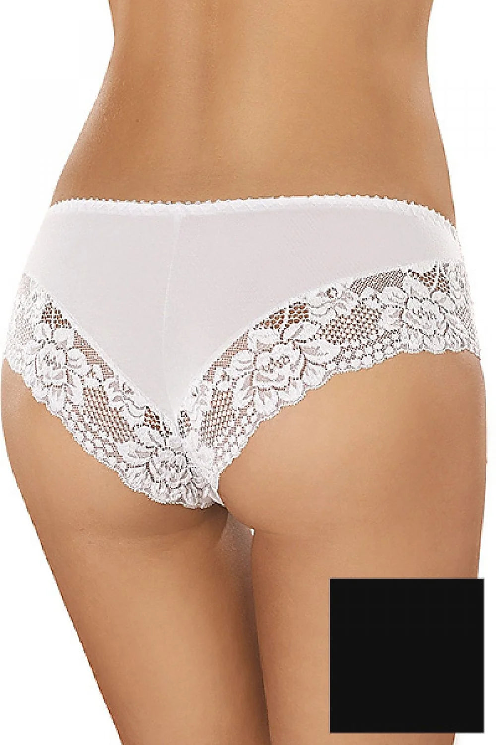Culotte en dentelle blanche romantique et élégante avec transparence pour occasions spéciales et quotidiens
