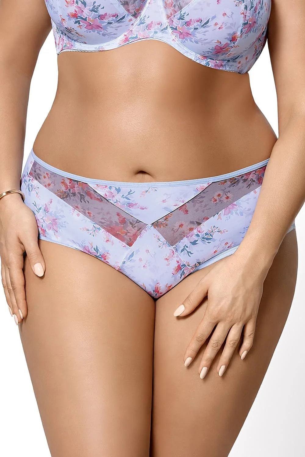 Culotte en microfibre Gorsenia Lingerie élégante motif floral confort quotidien pour femmes modernes et actives