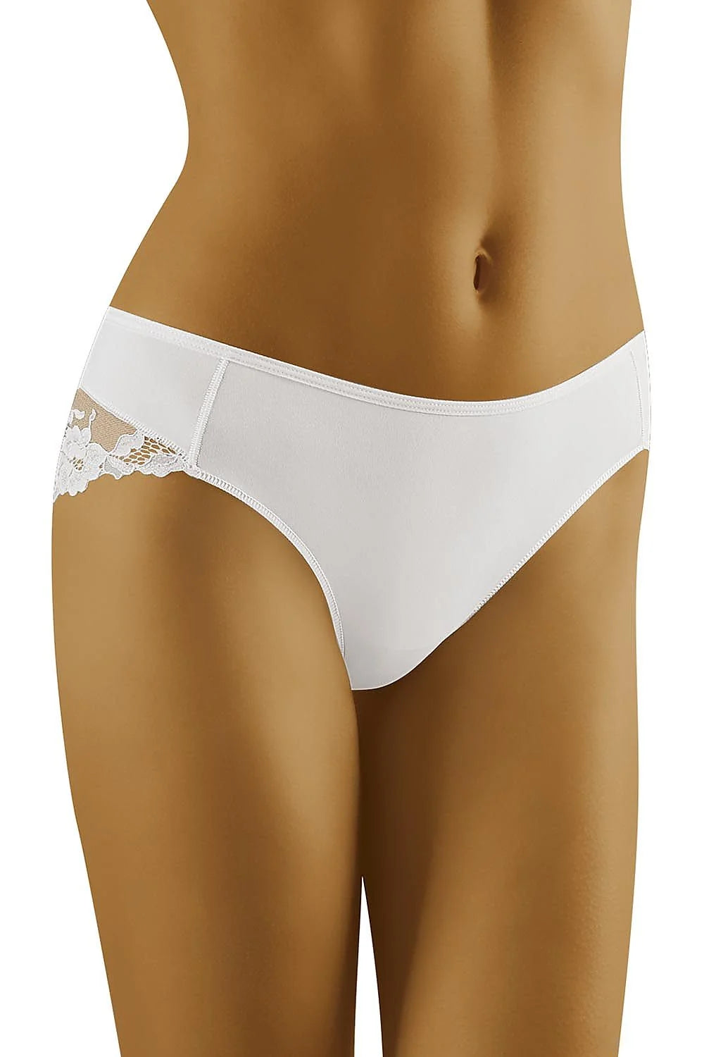 Culotte en microfibre noire sexy et confortable avec dentelle florale élégante pour femmes modernes