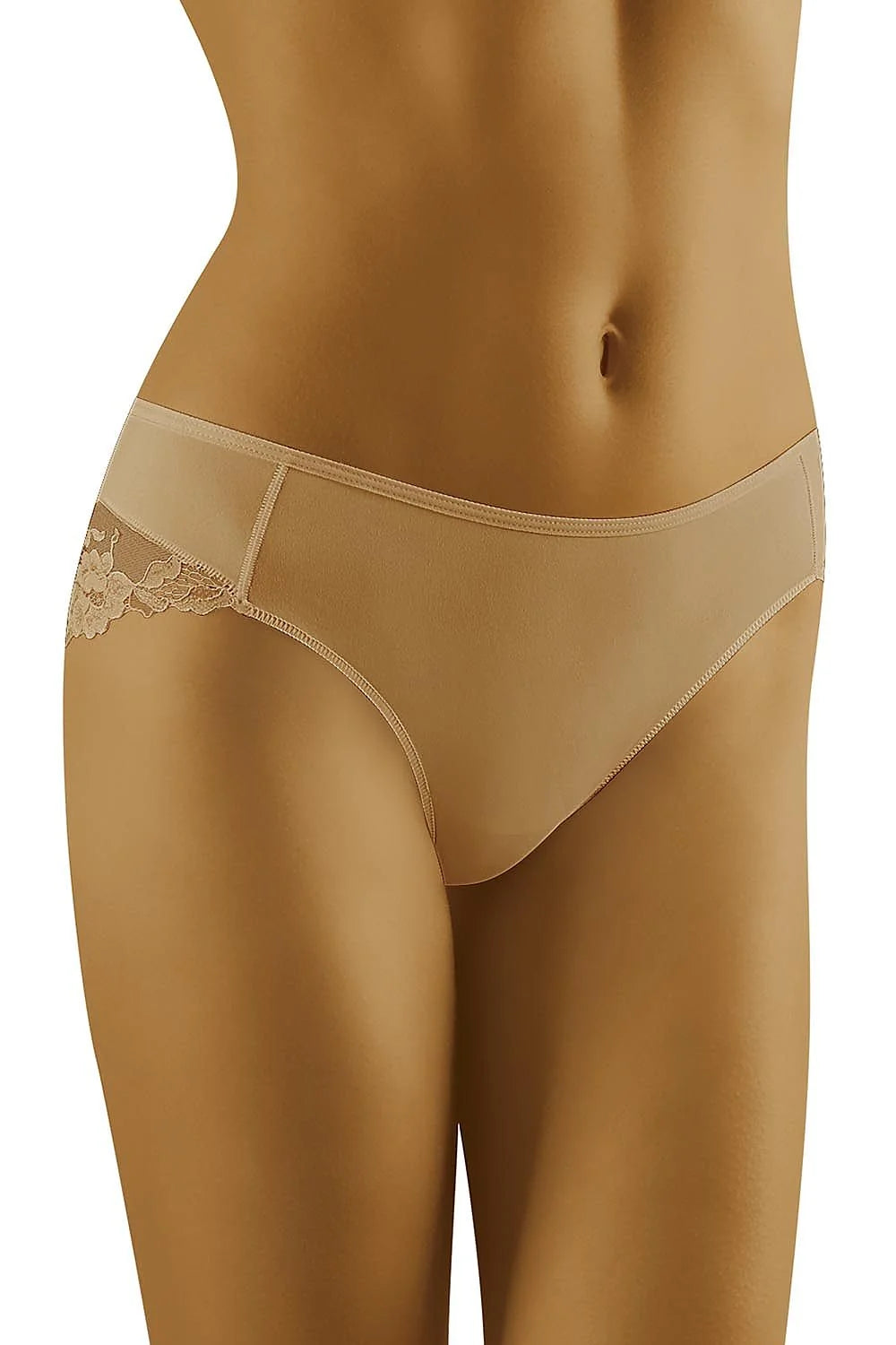 Culotte en microfibre noire sexy et confortable avec dentelle florale élégante pour femmes modernes