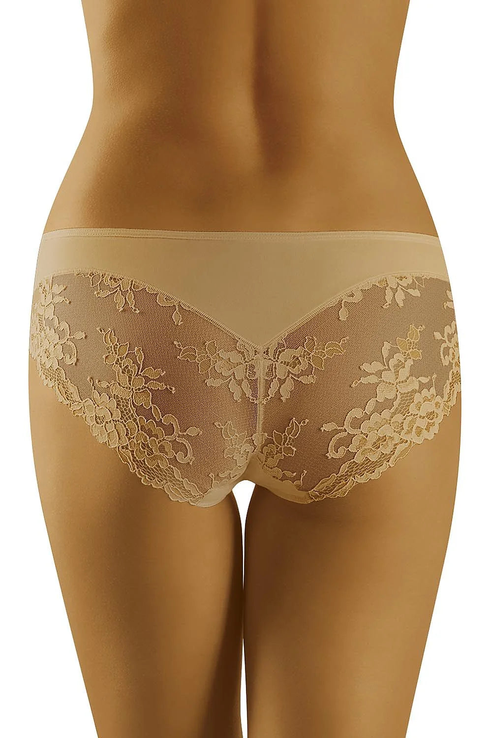 Culotte en microfibre noire sexy et confortable avec dentelle florale élégante pour femmes modernes