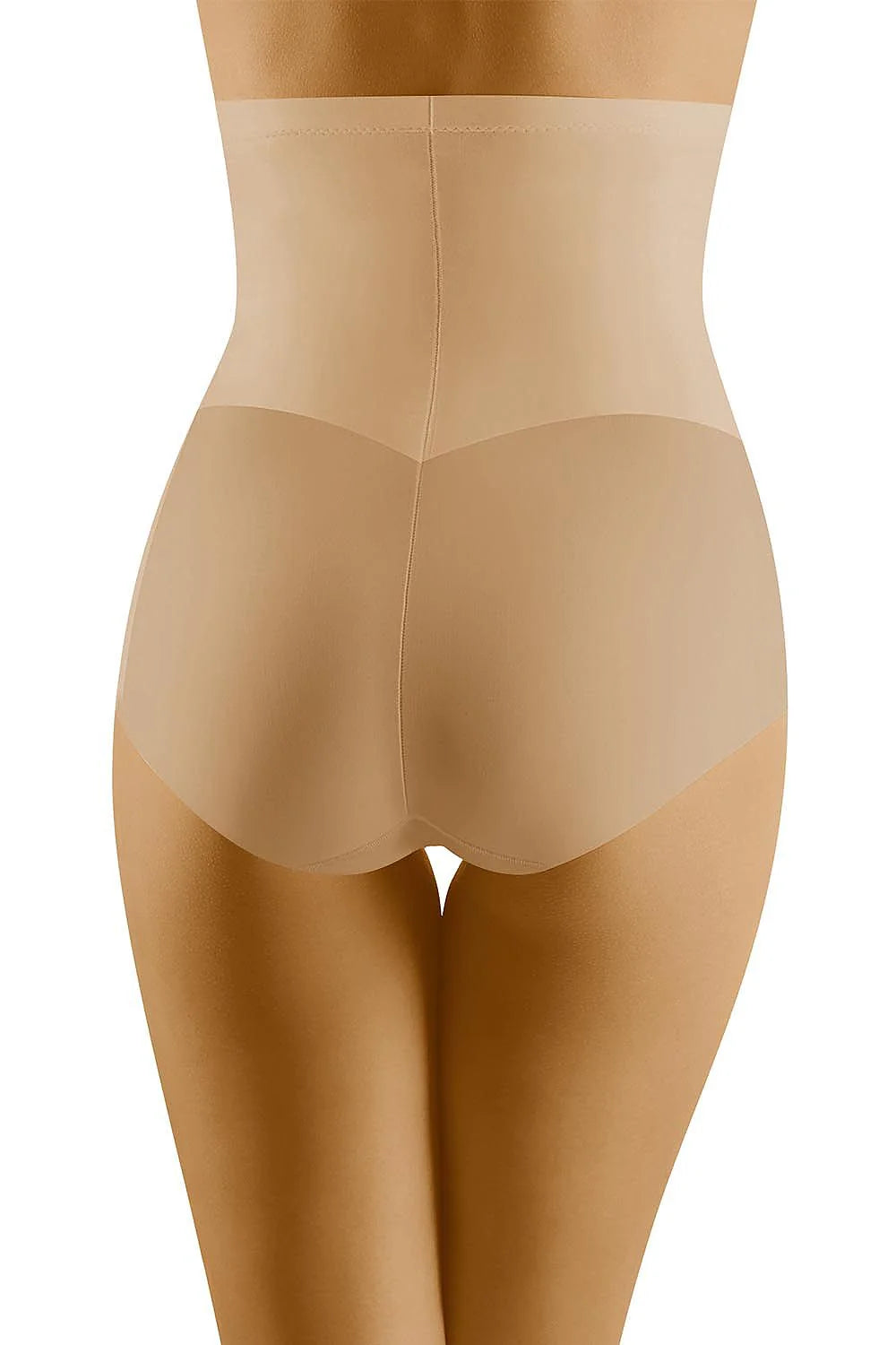 Culotte gainante en microfibre blanche taille haute sculptante confort amincissant sans couture lingerie élégante