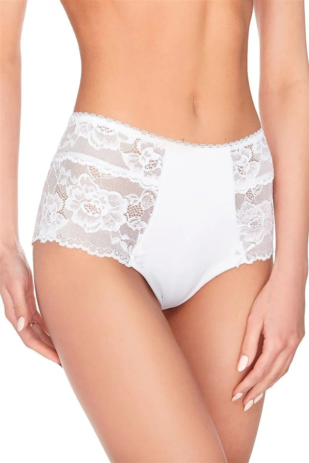 Culotte haute dentelle noire romantique et sexy avec nœuds, élégance florale séduisante pour femmes modernes