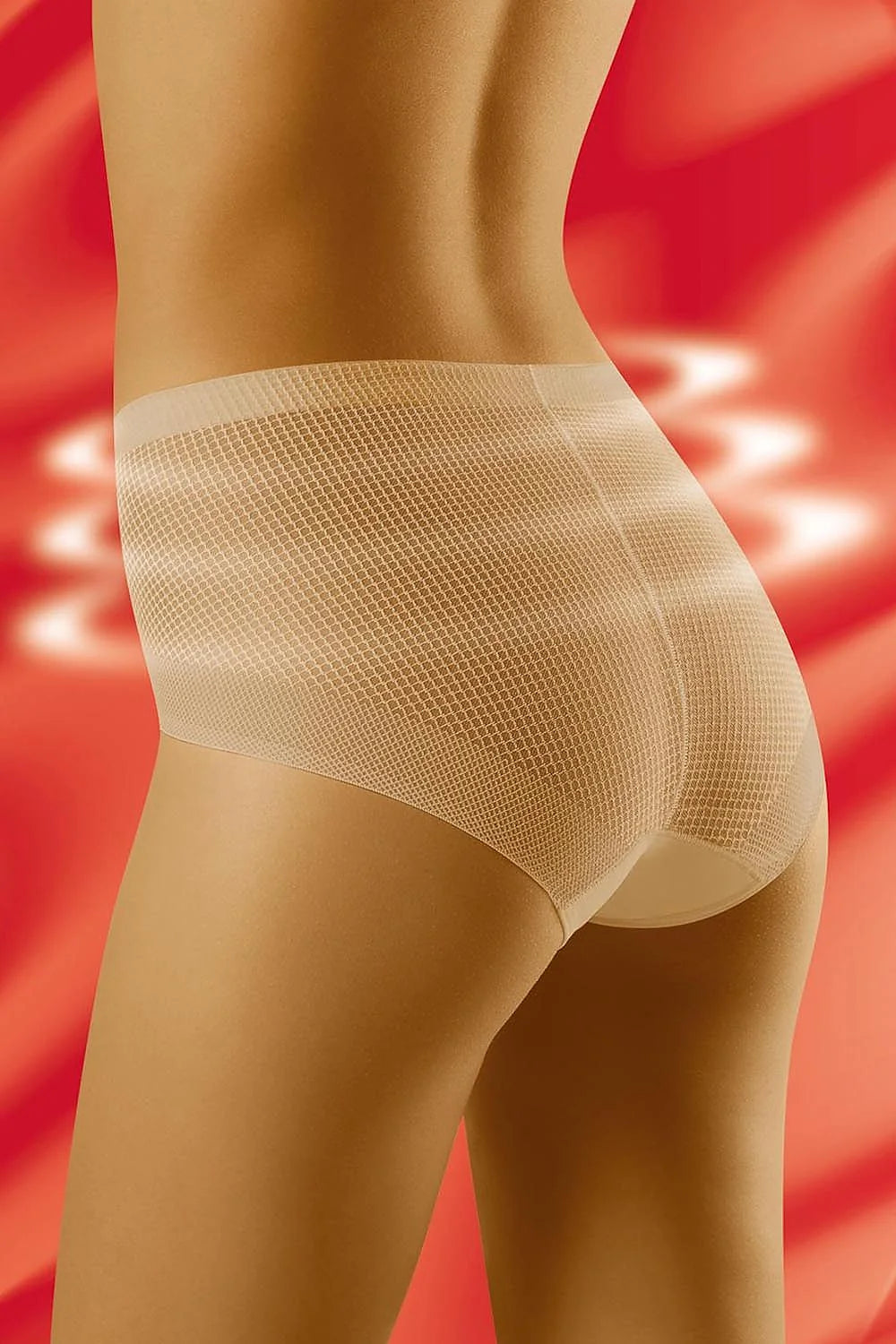 Culotte haute synthétique noire moderne texturée confortable transparente gainante pour silhouette féminine élégante et sensuelle