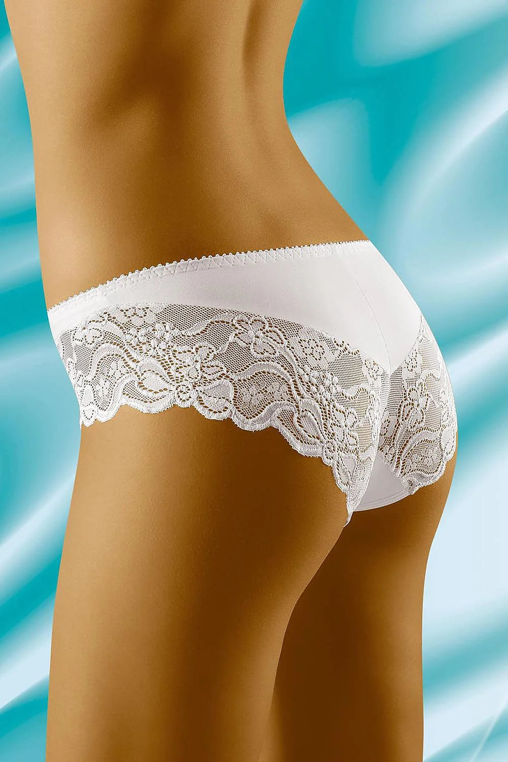 culotte shorty taille basse microfibre stretch dentelle florale transparente côtés larges festonnée échancrée finition délicate doublure confort maintien sexy sophistiquée
