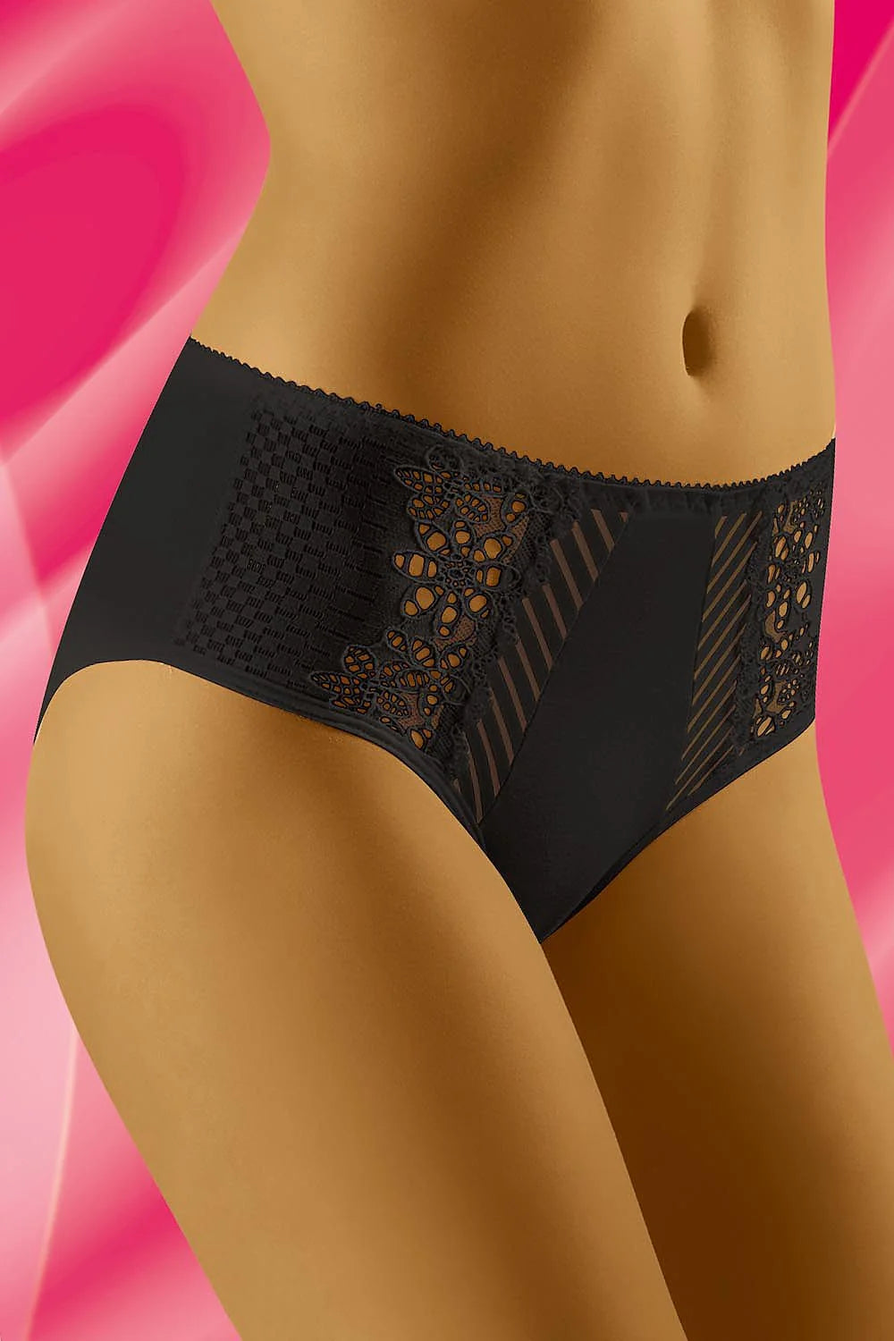 Culotte taille haute en dentelle blanche élégante avec broderies florales pour femme chic et raffinée