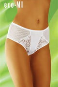 Culotte taille haute en dentelle florale blanche, élégance et confort pour femme moderne raffinée