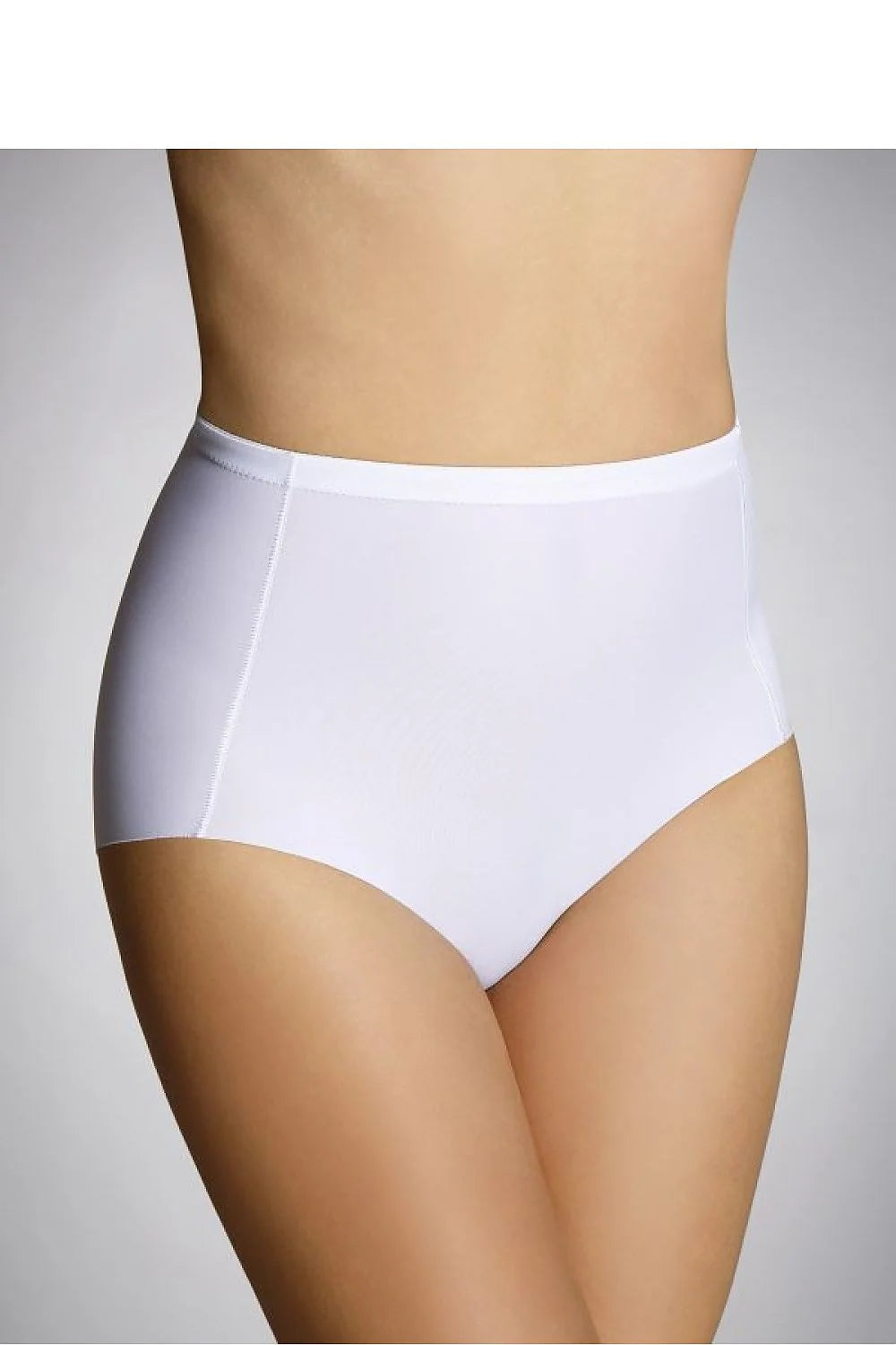 Culotte taille haute synthétique blanche minimaliste élégante confort quotidien lingerie douce pour femmes modernes
