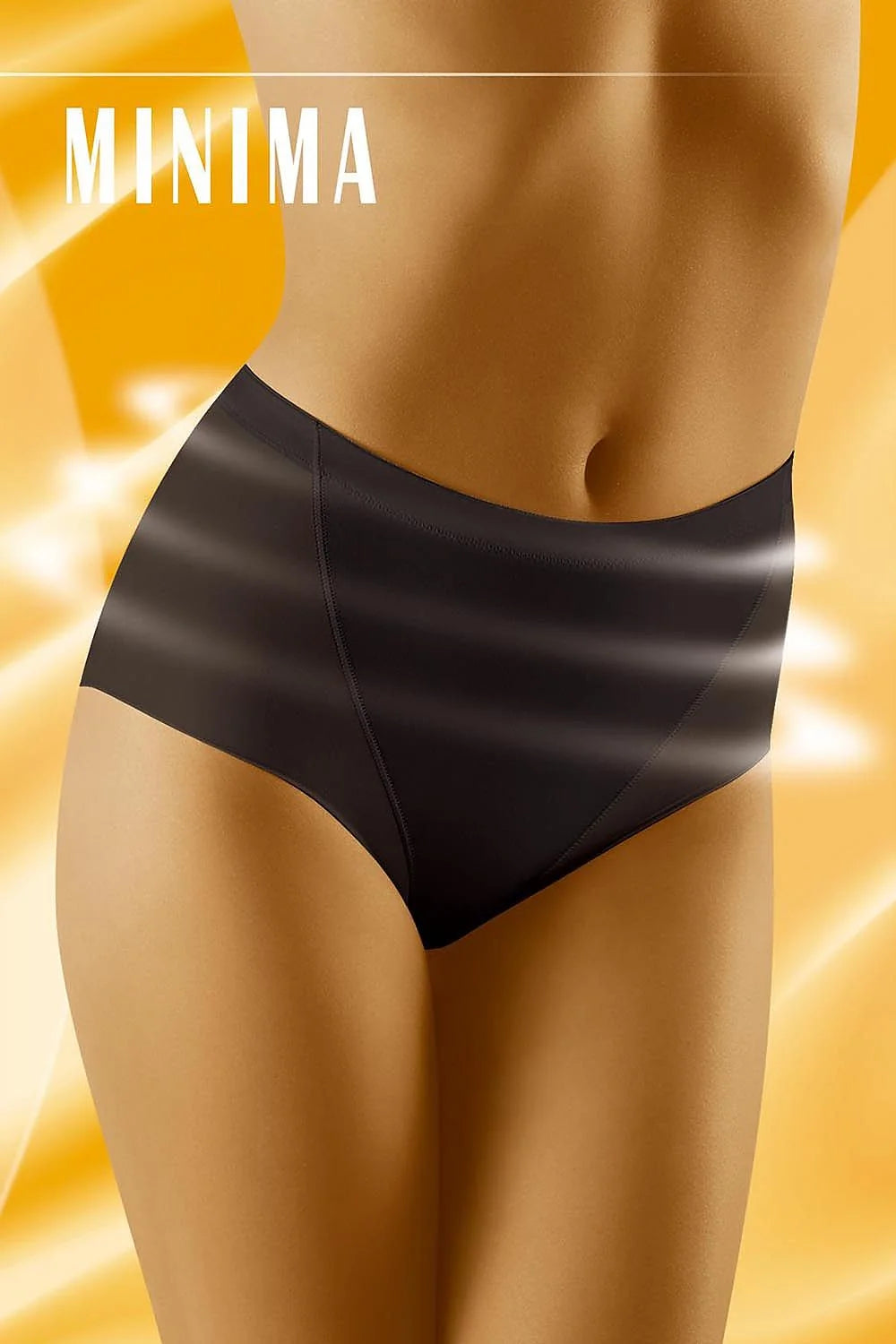 Culotte taille haute synthétique minimaliste noire confort optimal silhouette épurée lingerie féminine élégante respirante