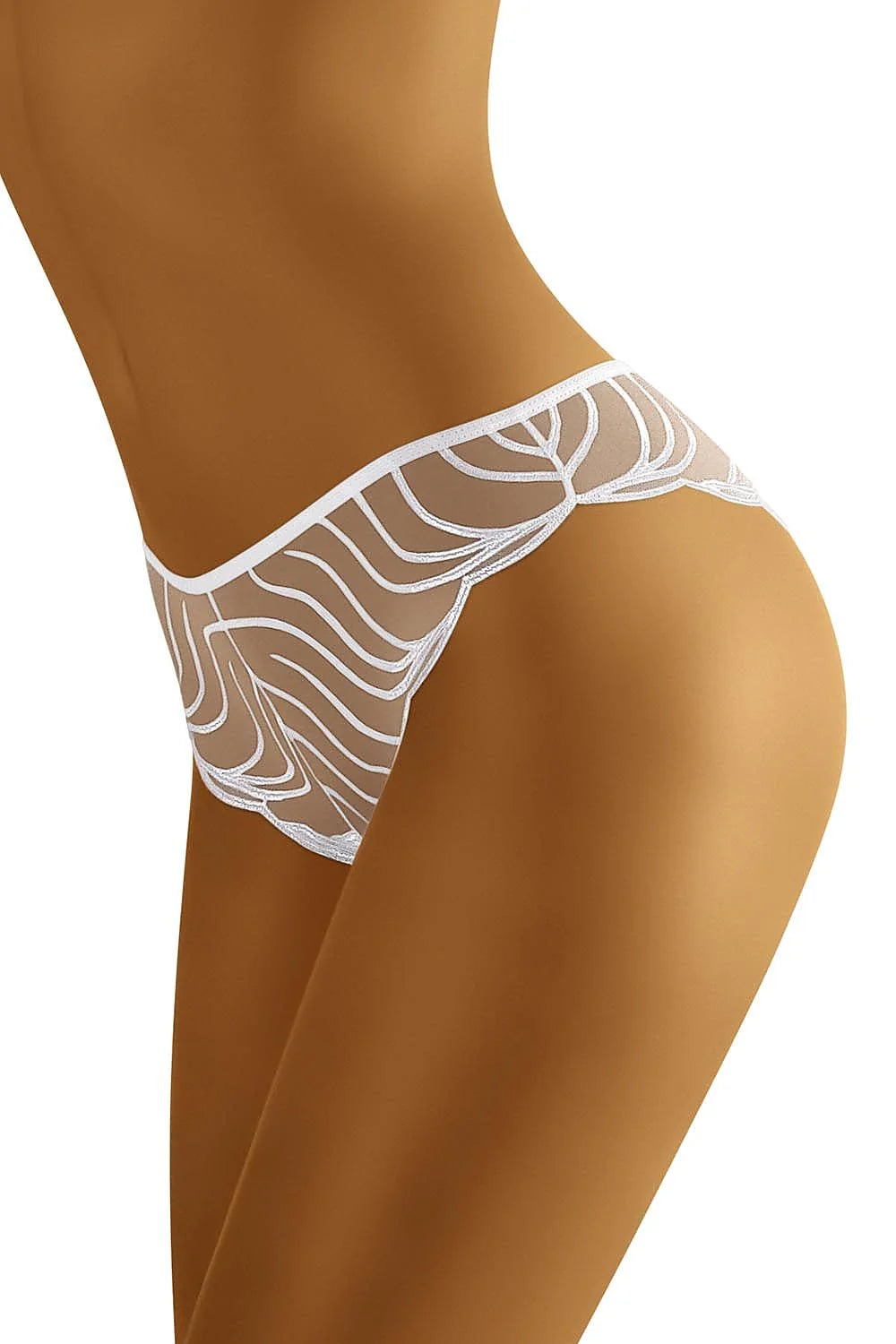 Culotte tulle sexy noire échancrée brodée transparence élégance parfaite pour occasions spéciales et quotidiennes