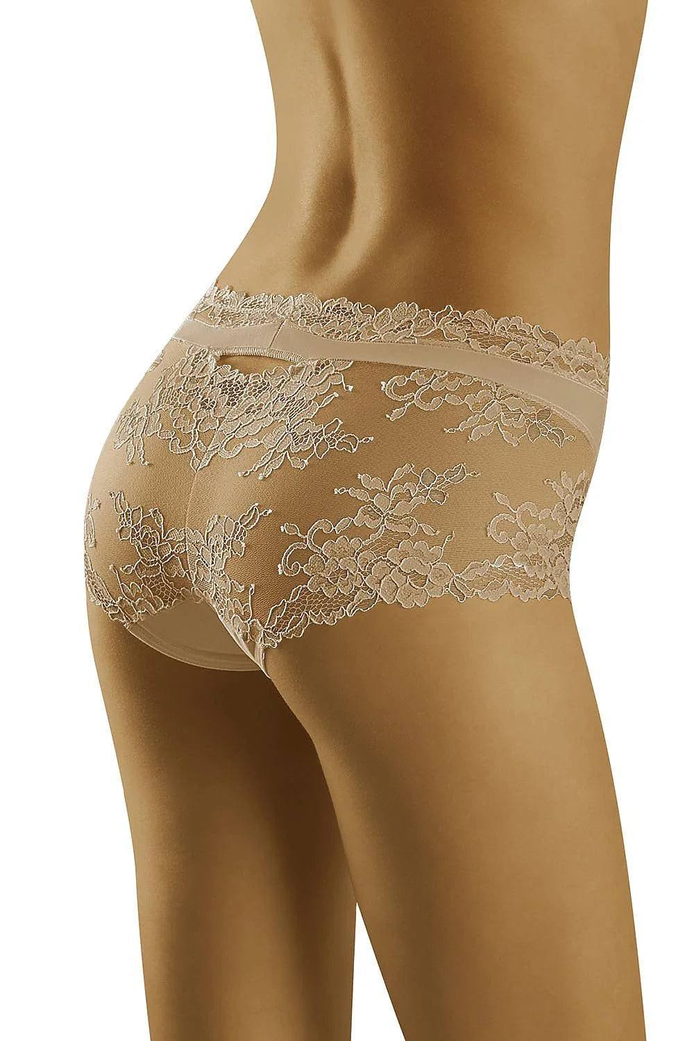 culotte Wolbar dentelle raffinée confortable élastique seyante silhouette sublimée légère douce résistante invisible respirante soignée intemporelle beige noir blanc