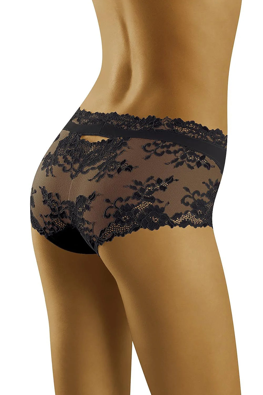 culotte Wolbar dentelle raffinée confortable élastique seyante silhouette sublimée légère douce résistante invisible respirante soignée intemporelle beige noir blanc