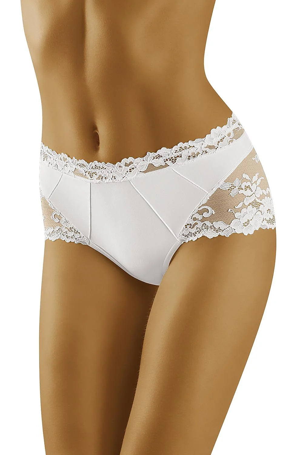 culotte Wolbar dentelle raffinée confortable élastique seyante silhouette sublimée légère douce résistante invisible respirante soignée intemporelle beige noir blanc