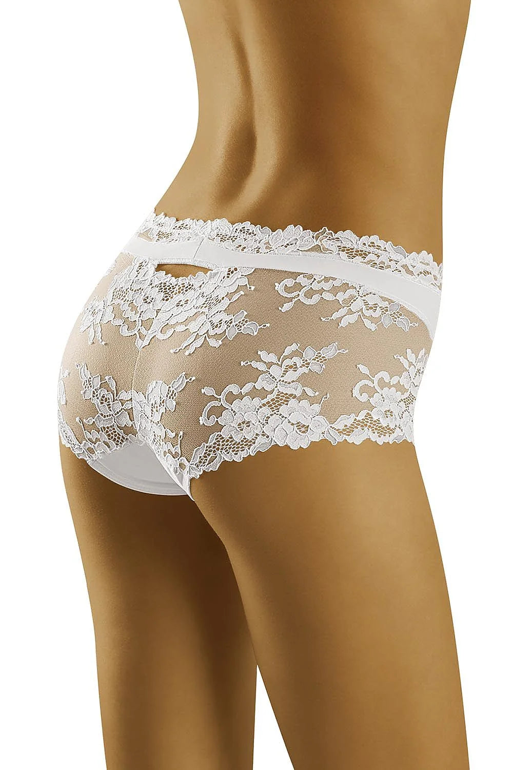 culotte Wolbar dentelle raffinée confortable élastique seyante silhouette sublimée légère douce résistante invisible respirante soignée intemporelle beige noir blanc
