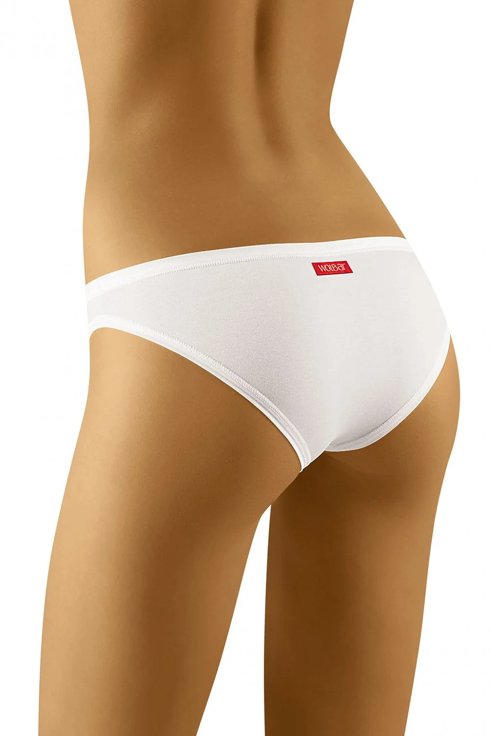 Culottes blanches en coton doux coupe bikini taille basse confort quotidien lingerie élégante femme