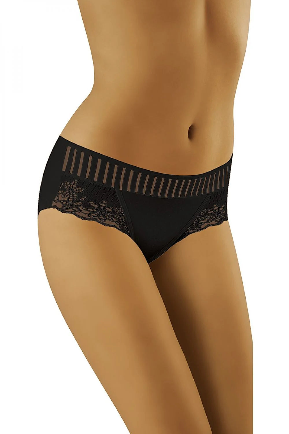Culottes dentelle sexy élégantes avec broderie florale, design échancré moderne pour allure féminine séduisante