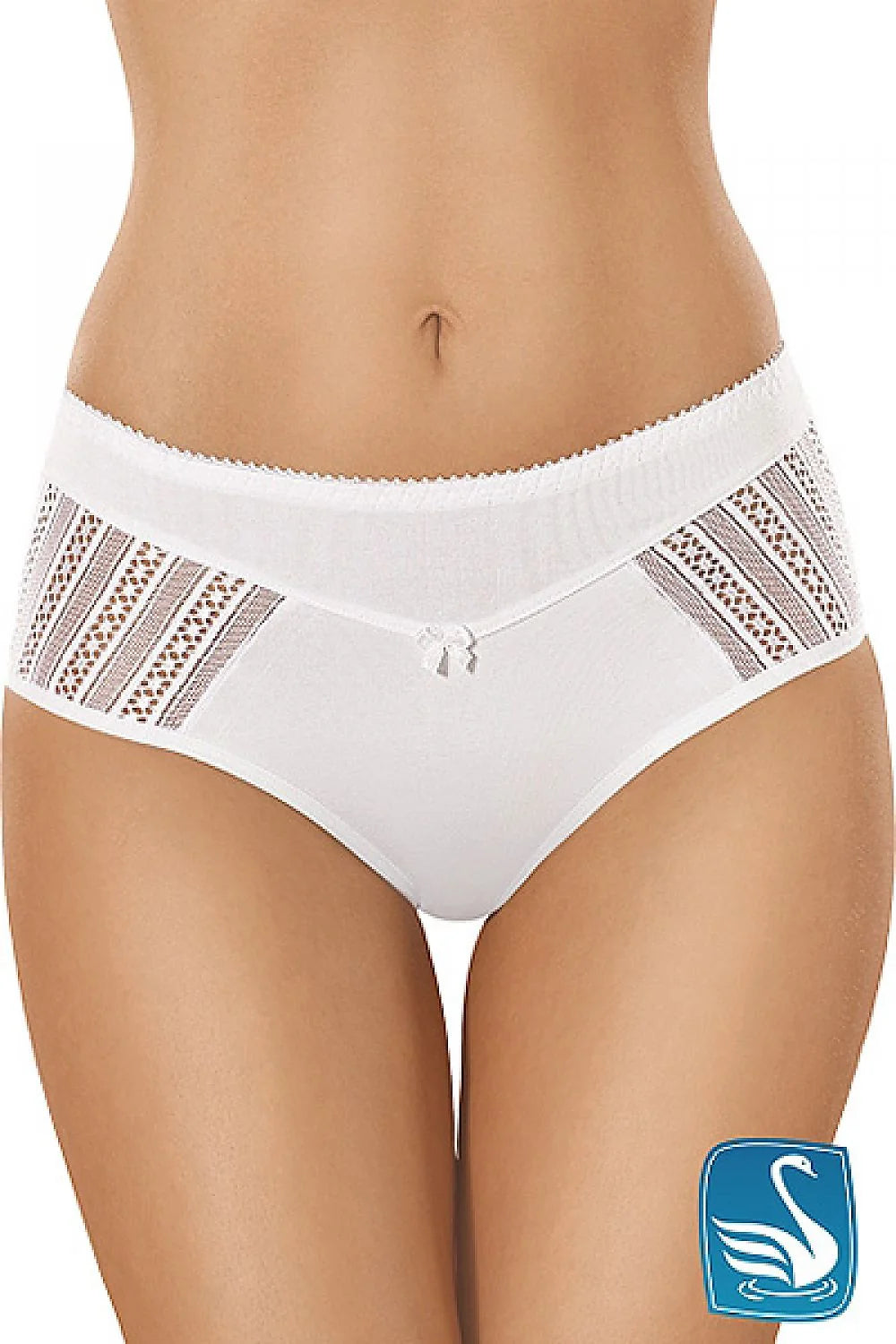 Culottes en dentelle blanche confortables taille haute pour une élégance féminine et chic quotidienne