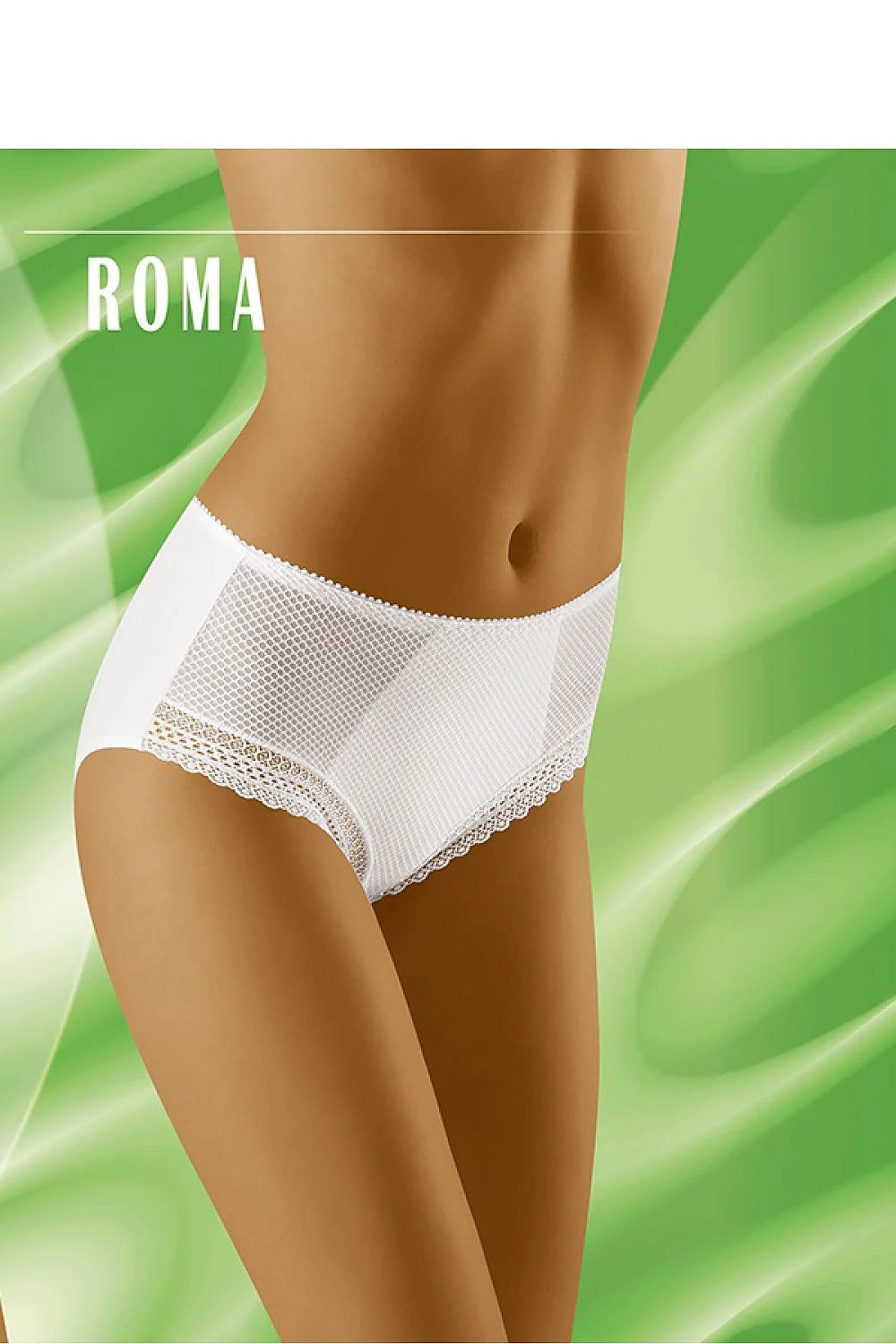 Culottes en dentelle blanche élégante et raffinée avec maille transparente taille haute pour femmes sophistiquées