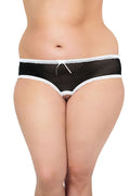 Culottes en dentelle blanche élégante pour femme moderne, confort et style romantique quotidien assuré