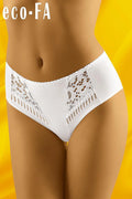 Culottes en dentelle blanche élégantes et romantiques taille haute confort féminin lingerie sexy raffinée