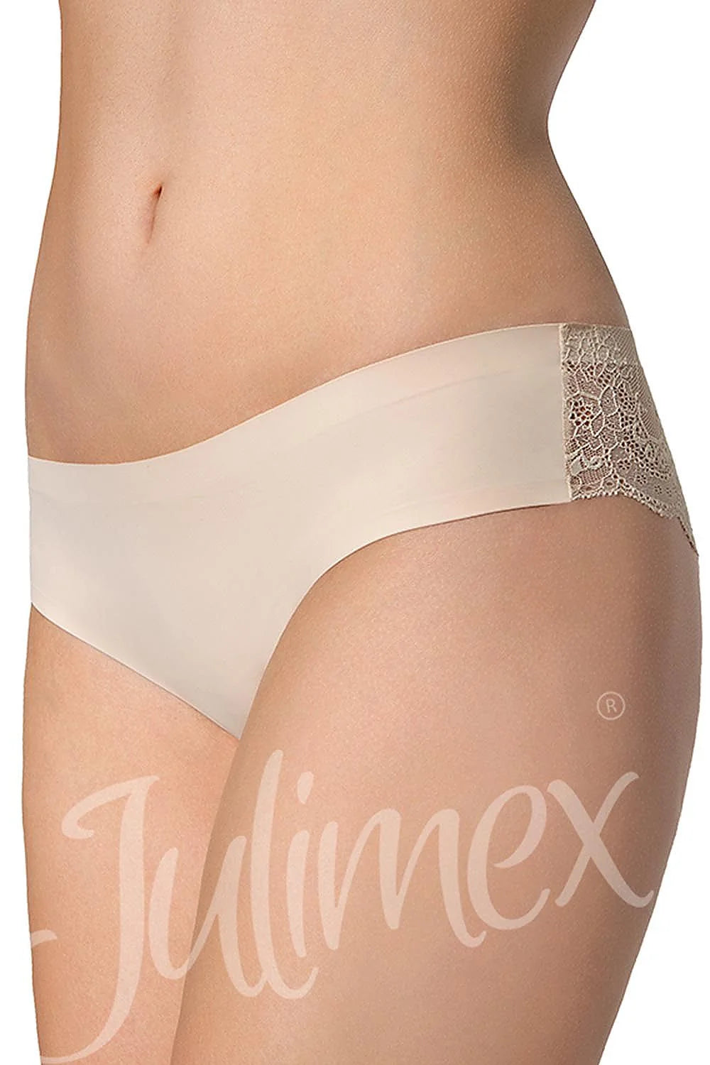 Culottes en dentelle blanche Julimex, élégantes et confortables, taille basse pour une allure romantique